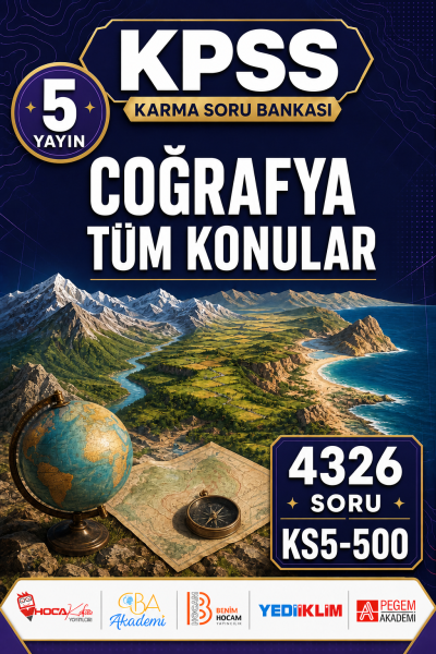 COĞRAFYA TÜM KONULAR 5 Yayın 4326 Soru Vivo Fotokopi Merkezi