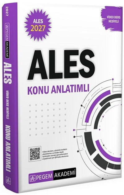 2027 ALES Konu Anlatımlı (Video Ders Hediyeli) Pegem Akademi Yayıncılık Vivo Fotokopi Merkezi