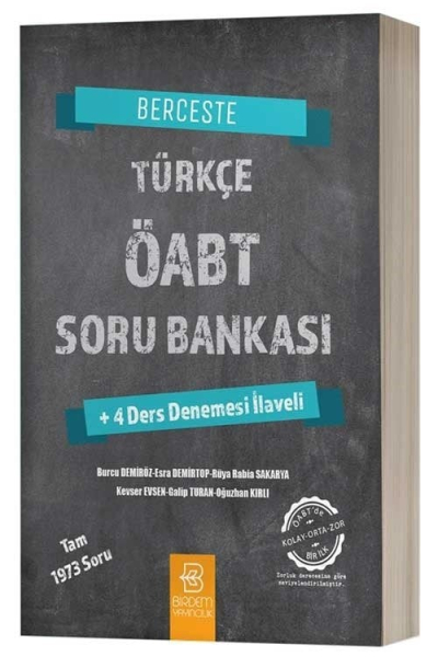 BERCESTE TÜRK ÖABT SORU BANKASI 1973 SORU