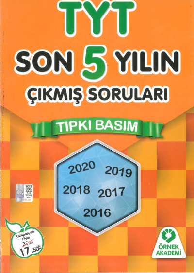 TYT Son 5 Yıl Çıkmış Soruları 2016-2020 Vivo Fotokopi Merkezi