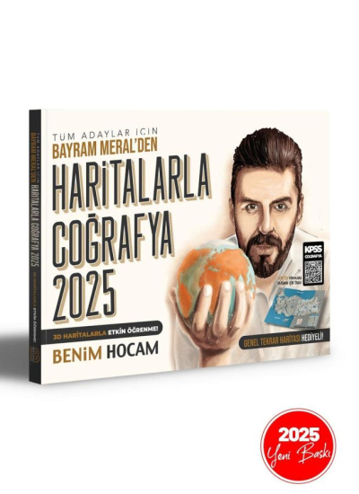 2025 Tüm Adaylar İçin Haritalarla Coğrafya Benim Hocam Yayınları Vivo Fotokopi Merkezi