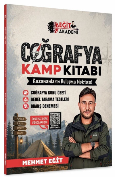 2026 MEB AGS KPSS Coğrafya Kamp Kitabı Eğit Akademi Vivo Fotokopi Merkezi