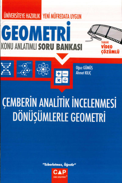GEOMETRİ ÇEMBERİN ANALİTİK İNCELENMESİ DÖNÜŞÜMLERLE GEOMETRİ KONU ANLATIMLI SORU BANKASI Vivo Fotokopi Merkezi