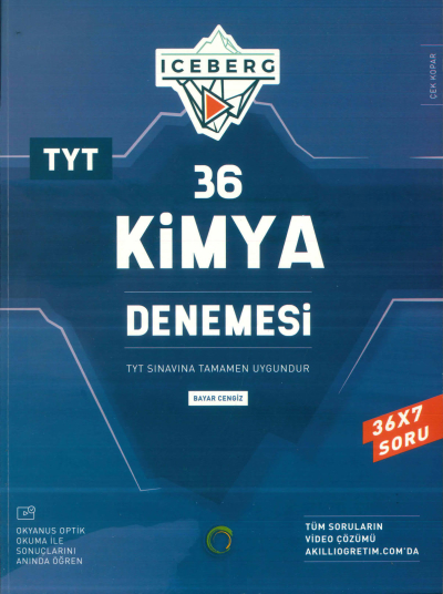 TYT Kimya Iceberg 36 Deneme Okyanus Yayınları Vivo Fotokopi Merkezi