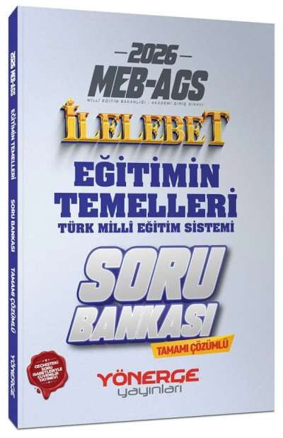 2026 MEB-AGS Eğitimin Temelleri ve Türk Milli Eğitim Sistemi İlelebet Soru Bankası Çözümlü Yönerge Yayınları Vivo Fotokopi Merkezi