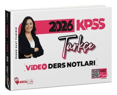 2026 KPSS Türkçe Video Ders Notları Öznur Saat Yıldırım Hoca Kafası Yayınları Vivo Fotokopi Merkezi
