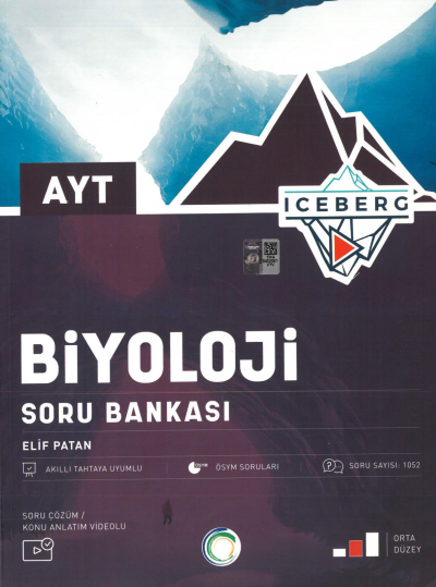 AYT ICEBERG Biyoloji Soru Bankası Orta Düzey Vivo Fotokopi Merkezi
