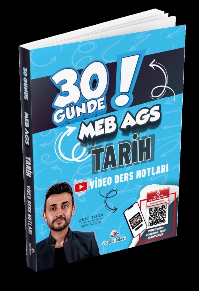 2026 MEB AGS 30 Günde Tarih Video Ders Notları Zeki Tuğa Dizgi Kitap Vivo Fotokopi Merkezi