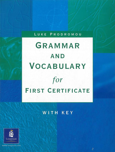 Grammar and Vocabulary for First Certificate With Key