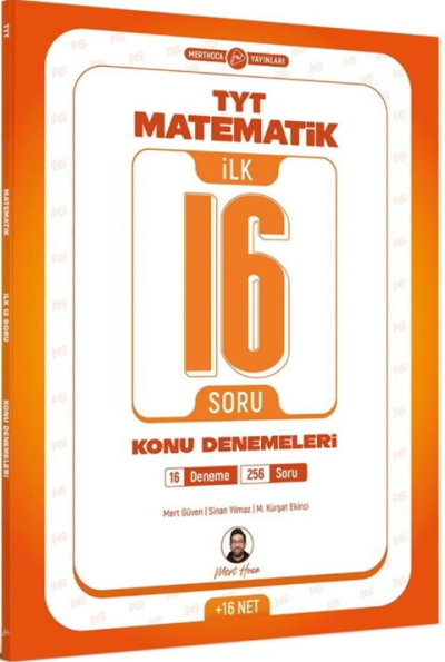 TYT Matematik İlk 16 Soru Konu Denemeleri Mert Hoca Yayınları Vivo Fotokopi Merkezi