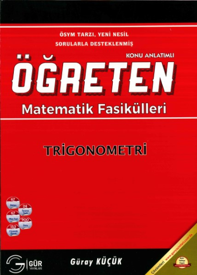 TYT-AYT ÖĞRETEN MATEMATİK TRİGONEMETRİ KONU ANLATIMLI Vivo Fotokopi Merkezi