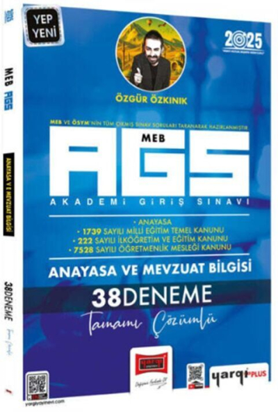 2025 MEB-AGS Anayasa ve Mevzuat Bilgisi Tamamı Çözümlü 38 Deneme Yargı Yayınları Vivo Fotokopi Merkezi