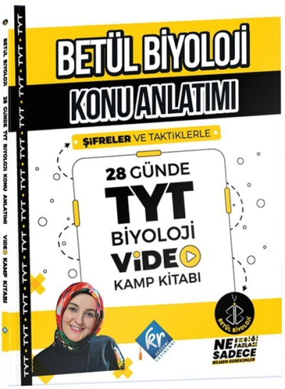 Betül Biyoloji Konu Anlatımı 28 Günde TYT Biyoloji Video Kamp Kitabı Vivo Fotokopi Merkezi