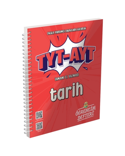 TYT AYT Tarih Öğrencim Defter Murat Yayınları Vivo Fotokopi Merkezi
