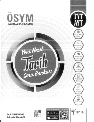 TYT YENİ NESİL TARİH SORU BANKASI Vivo Fotokopi Merkezi