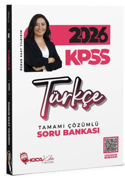 2026 KPSS Türkçe Soru Bankası Çözümlü - Öznur Saat Yıldırım Hoca Kafası Yayınları Vivo Fotokopi Merkezi