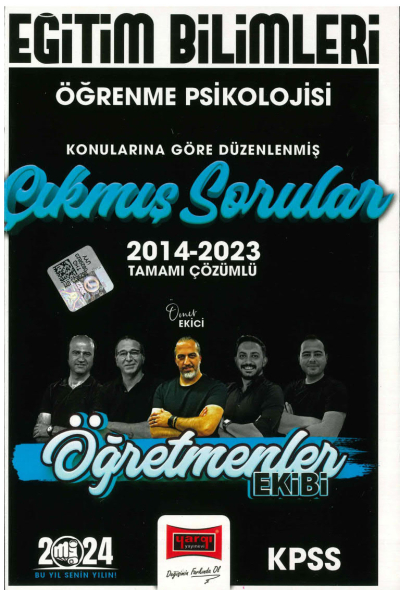 ÖĞRENME PSİKOLOJİSİ 2014-2023 TAMAMI ÇÖZÜMLÜ ÇIKMIŞ SORULAR (ÖĞRETMENLER EKİBİ) Vivo Fotokopi Merkezi