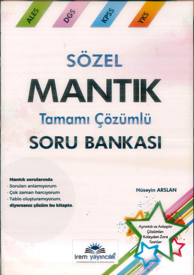 SÖZEL MANTIK TAMAMI ÇÖZÜMLÜ SORU BANKASI Vivo Fotokopi Merkezi