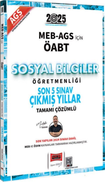 2025 MEB-AGS ÖABT Sosyal Bilgiler Öğretmenliği Son 5 Sınav Çıkmış Yıllar Yargı Yayınları Vivo Fotokopi Merkezi