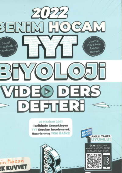 TYT Biyoloji Video Ders Notları Vivo Fotokopi Merkezi