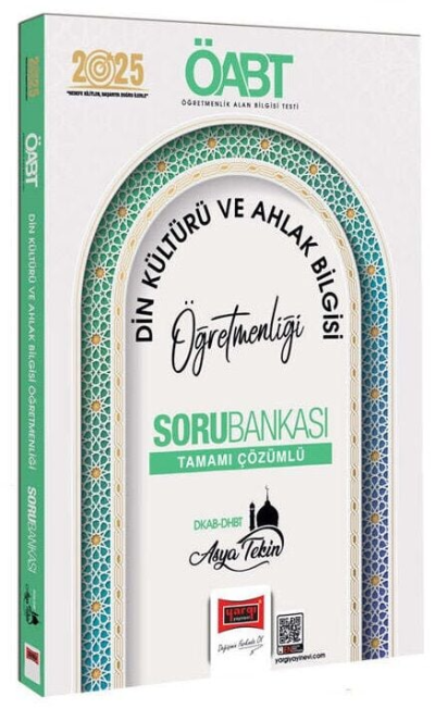 2025 ÖABT Din Kültürü ve Ahlak Bilgisi Öğretmenliği Tamamı Çözümlü Soru Bankası (Asya Tekin) Yargı Yayınları Vivo Fotokopi Merkezi