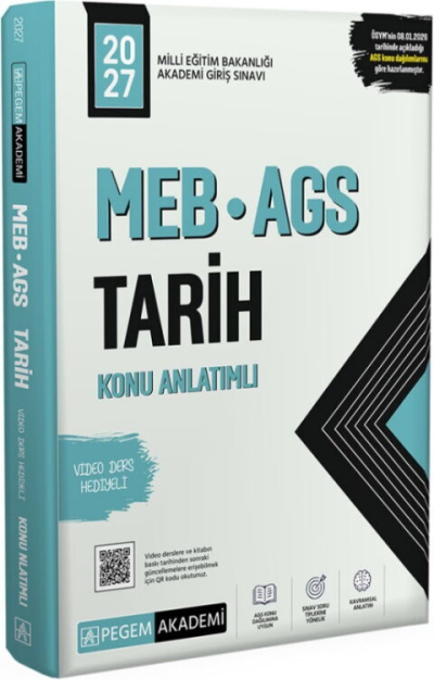 2027 MEB AGS Tarih Konu Anlatımlı Pegem Yayınları Vivo Fotokopi Merkezi