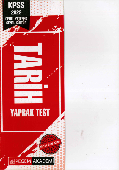 TARİH YAPRAK TEST