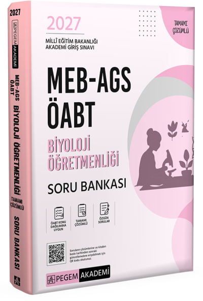 2027 ÖABT MEB-AGS Biyoloji Öğretmenliği Soru Bankası Çözümlü Pegem Akademi Yayınları Vivo Fotokopi Merkezi
