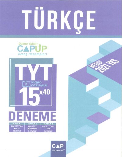 TYT Türkçe 15 x 40 Up Deneme Vivo Fotokopi Merkezi