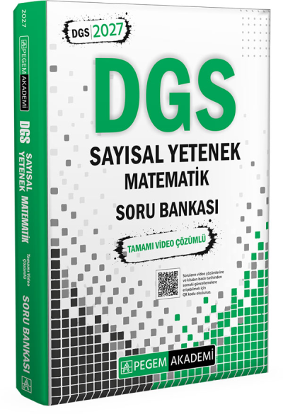 2027 DGS Sayısal Yetenek Matematik Tamamı Video Çözümlü Soru Bankası Pegem Akademi Vivo Fotokopi Merkezi