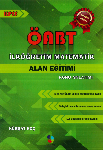 ÖABT İlköğretim Matematik Alan Eğitimi Konu Anlatımı Vivo Fotokopi Merkezi