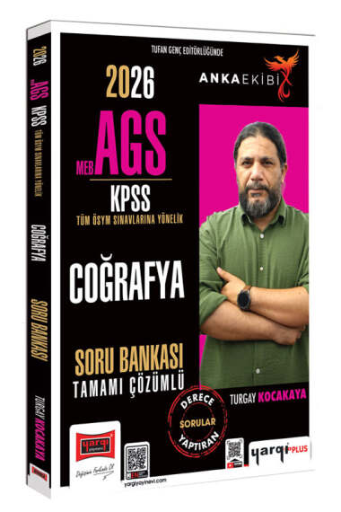 2026 MEB-AGS KPSS Anka Ekibi Tamamı Çözümlü Coğrafya Soru Bankası Yargı Yayınevi Vivo Fotokopi Merkezi