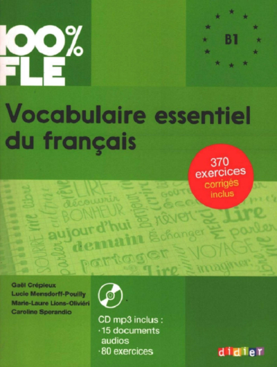 100% FLE Vocabulaire Essentiel Du Français B1 Vivo Fotokopi Merkezi