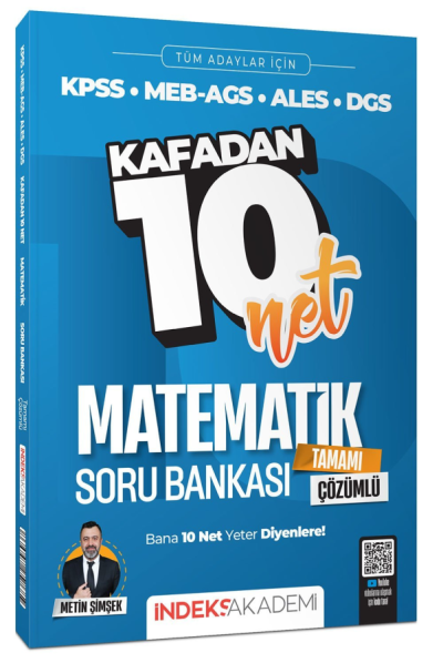 Matematik Kafadan 10 Net Soru Bankası Çözümlü İndeks Akademi Vivo Fotokopi Merkezi