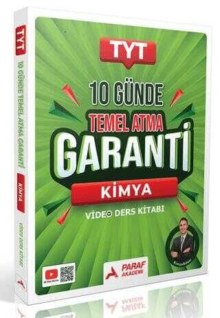 TYT Kimya 10 Günde Temel Atma Garanti Video Ders Kitabı Paraf Akademi Yayınları Vivo Fotokopi Merkezi