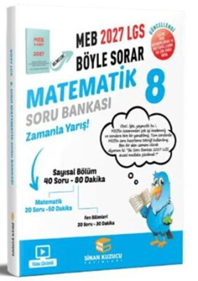 2027 8. Sınıf LGS Matematik Soru Bankası Sinan Kuzucu