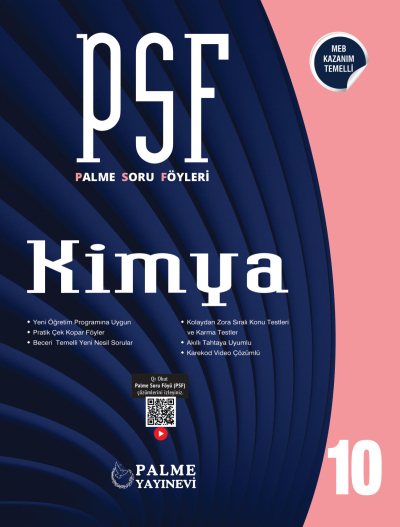 10. Sınıf Kimya PSF Palme Soru Föyü Vivo Fotokopi Merkezi