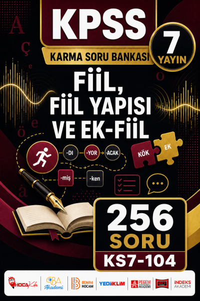 Fiil, Fiil Yapısı ve Ek-Fiil 7 Yayın 256 Soru Vivo Fotokopi Merkezi
