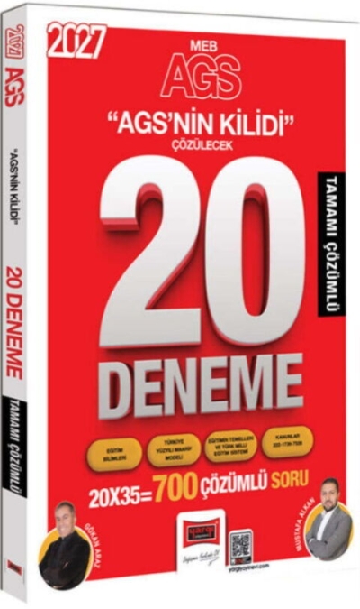 MEB AGS Tüm Dersler AGS nin Kilidi Tamamı Çözümlü 20 Deneme Yargı Yayınları Vivo Fotokopi Merkezi