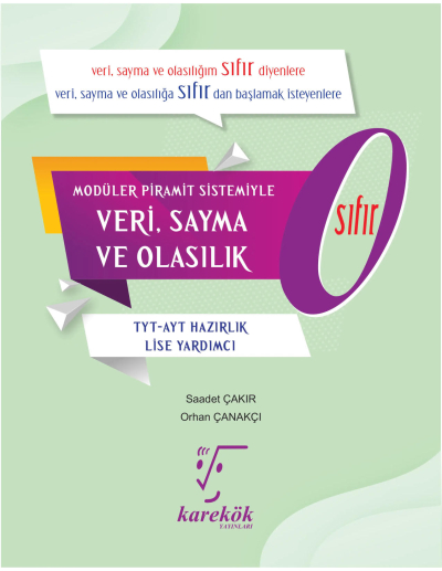 TYT AYT Veri, Sayma ve Olasılık Sıfır 0 Konu Anlatımı Karekök Yayınları Vivo Fotokopi Merkezi