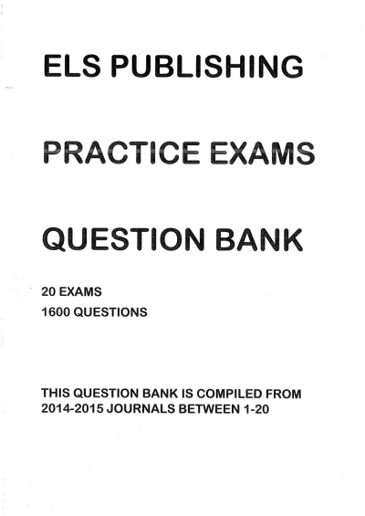 ELS Publishing Practice Exams Question Bank Vivo Fotokopi Merkezi