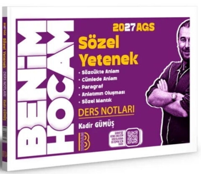 AGS Sözel Yetenek Ders Notları Benim Hocam Yayınları Vivo Fotokopi Merkezi