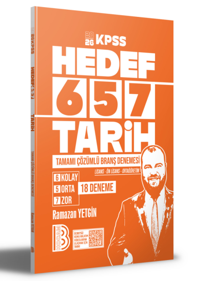 2026 KPSS Tarih 18 Deneme Benim Hocam Yayınları Vivo Fotokopi Merkezi