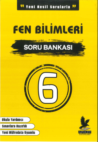 6.SINIF FEN BİLİMLERİ SORU BANKASI Apolet Yayınları Vivo Fotokopi Merkezi