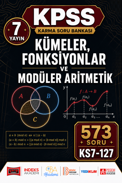 Kümeler, Fonksiyonlar ve Modüler Aritmetik 7 Yayın 573 Soru Vivo Fotokopi Merkezi