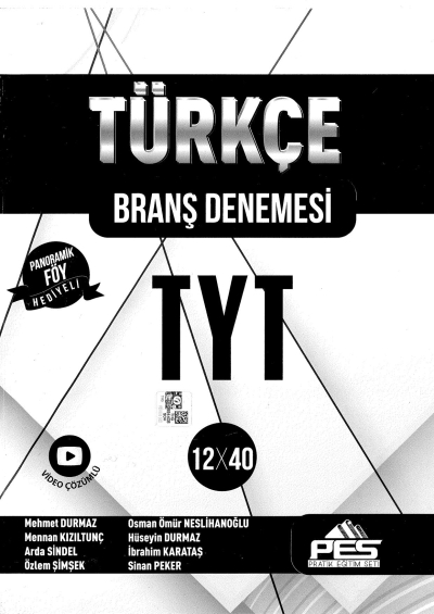 PES Yayınları TYT Türkçe 12 x 40 Branş Denemesi