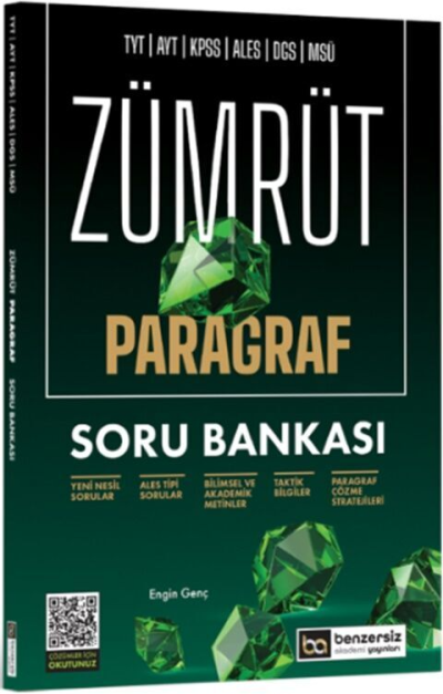 Zümrüt Paragraf Soru Bankası Benzersiz Akademi Yayınları Vivo Fotokopi Merkezi