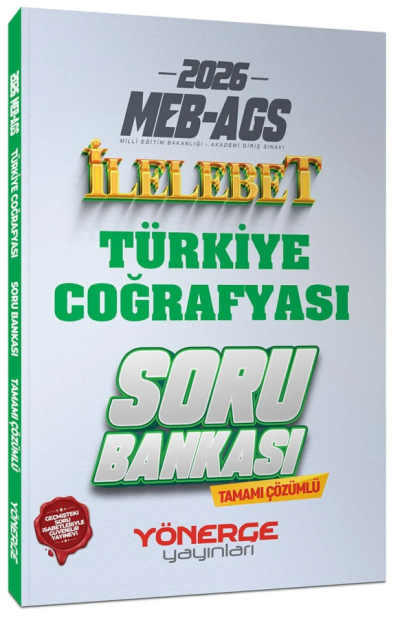 2026 MEB-AGS Türkiye Coğrafyası İlelebet Soru Bankası Çözümlü Yönerge Yayınları Vivo Fotokopi Merkezi