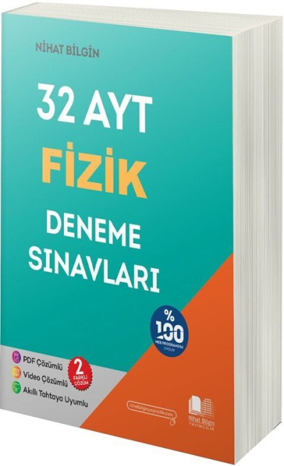 AYT Fizik 32 Deneme Sınavları Nihat Bilgin Yayınları Vivo Fotokopi Merkezi