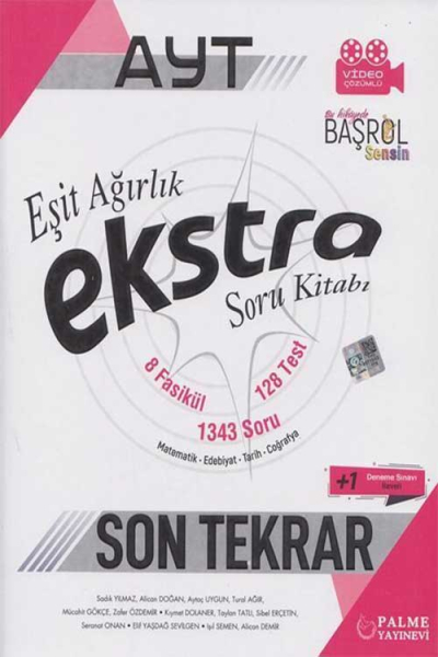 AYT Eşit Ağırlık Ekstra Son Tekrar Soru Kitabı Vivo Fotokopi Merkezi